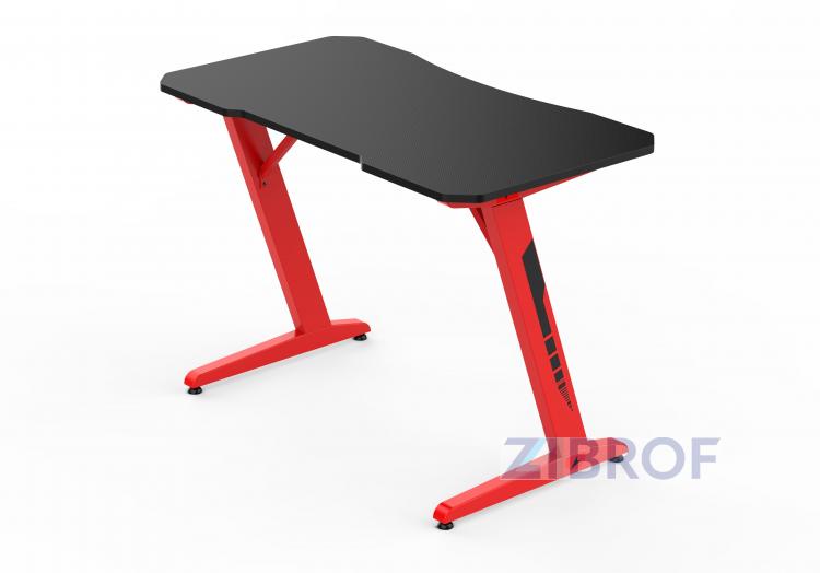 Стол геймерский компьютерный игровой для геймеров TopChairs Arena красный