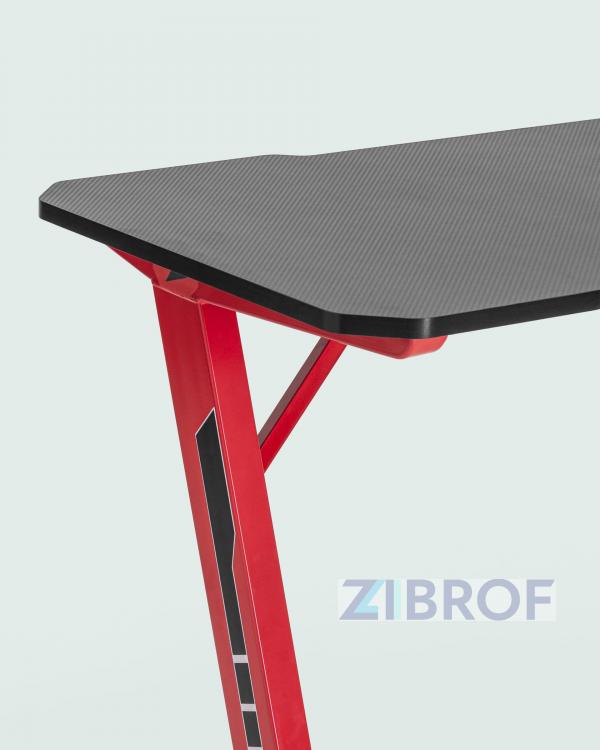 Стол геймерский компьютерный игровой для геймеров TopChairs Arena красный