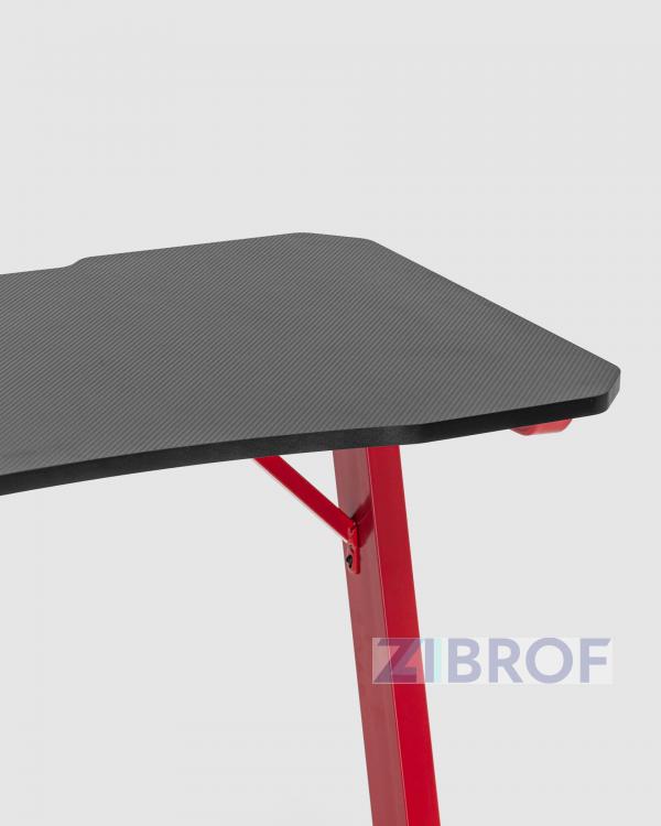 Стол геймерский компьютерный игровой для геймеров TopChairs Arena красный