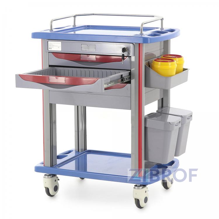 Тележка медицинская CT750-03 (ТМ-004АН-00)