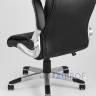 Компьютерное кресло TopChairs Force офисное черное, обивка из экокожи