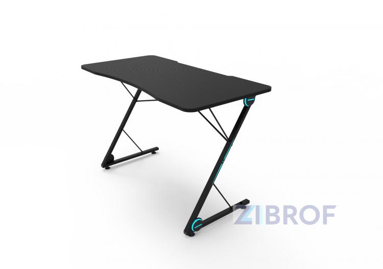 Стол геймерский компьютерный игровой для геймеров TopChairs Action черный