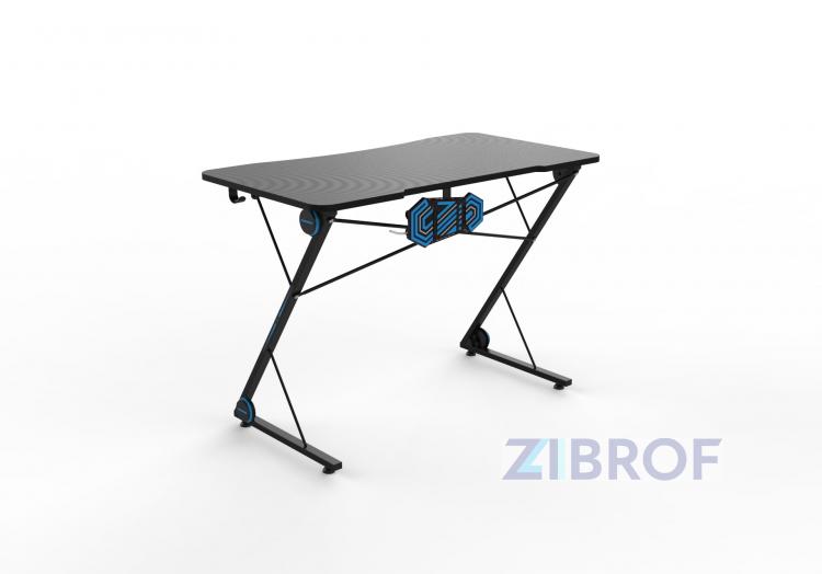 Стол геймерский компьютерный игровой для геймеров TopChairs Action черный