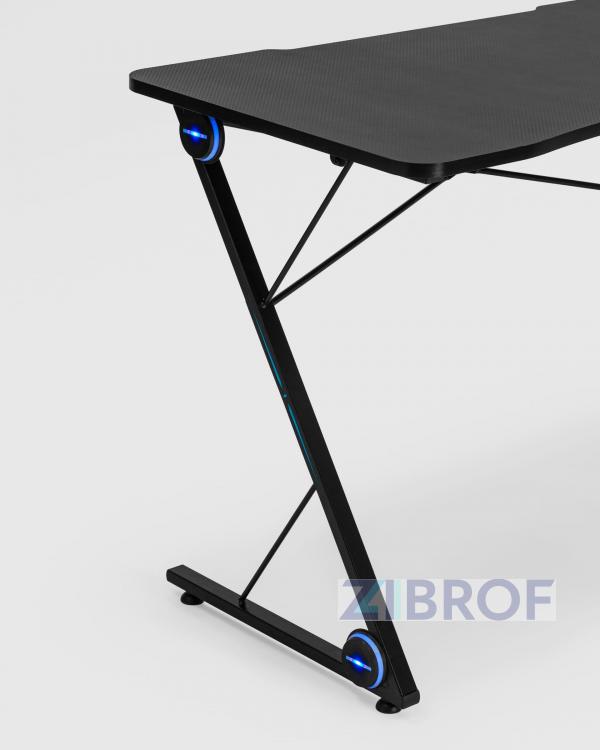 Стол геймерский компьютерный игровой для геймеров TopChairs Action черный