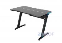 Стол геймерский компьютерный игровой для геймеров TopChairs Space LED черный