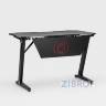 Стол геймерский компьютерный игровой для геймеров TopChairs Space LED черный