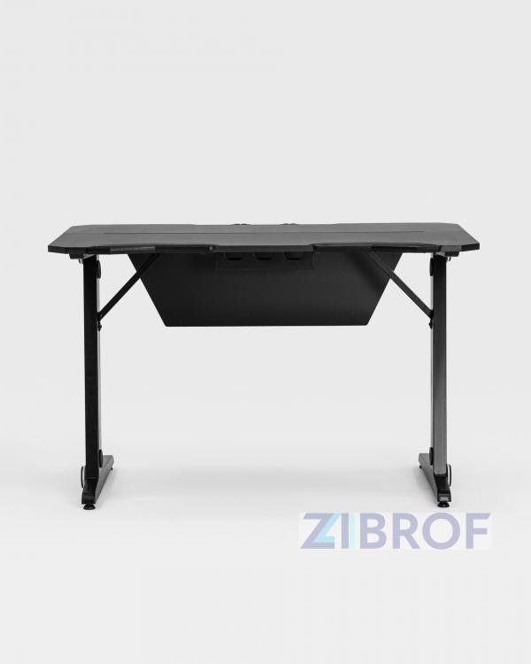 Стол геймерский компьютерный игровой для геймеров TopChairs Space LED черный