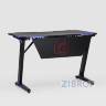 Стол геймерский компьютерный игровой для геймеров TopChairs Space LED черный