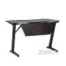Стол геймерский компьютерный игровой для геймеров TopChairs Space LED черный