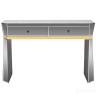 KFG125 Консоль 2 ящика с золотистой отделкой 120*42*79см