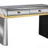 KFG125 Консоль 2 ящика с золотистой отделкой 120*42*79см
