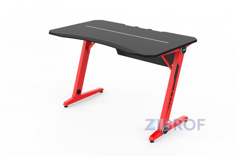 Стол геймерский компьютерный игровой для геймеров TopChairs Space красный
