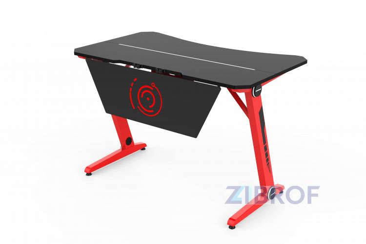 Стол геймерский компьютерный игровой для геймеров TopChairs Space красный