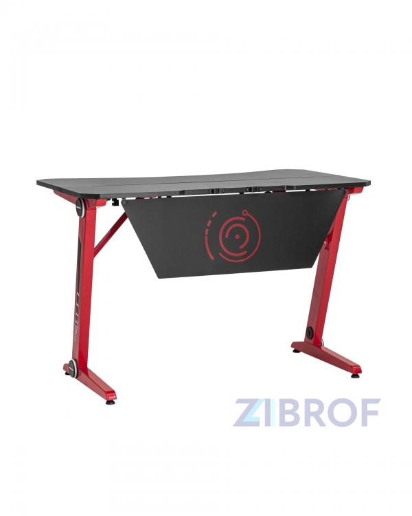 Стол геймерский компьютерный игровой для геймеров TopChairs Space красный