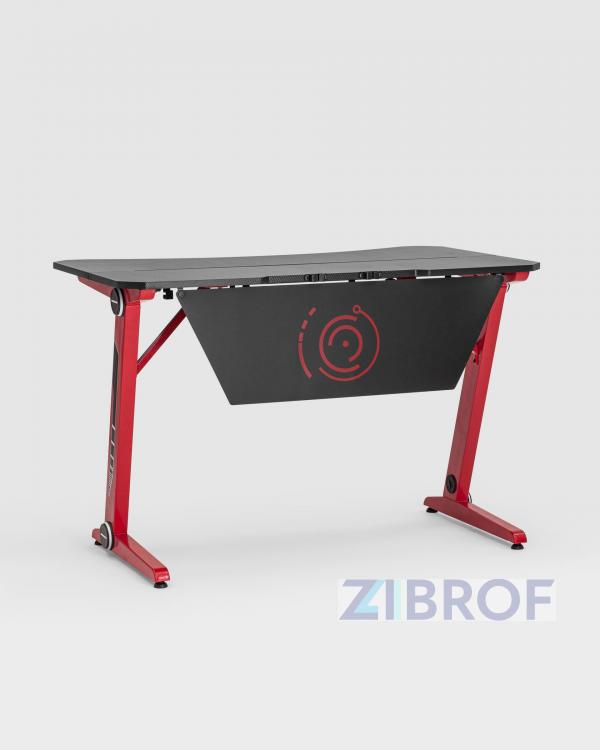 Стол геймерский компьютерный игровой для геймеров TopChairs Space красный