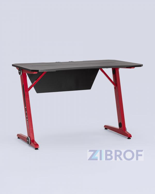 Стол геймерский компьютерный игровой для геймеров TopChairs Space красный