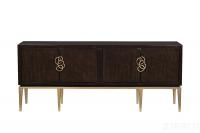 ART-2706-S2 Комод-тумба темно-вишневая 183*41*76см