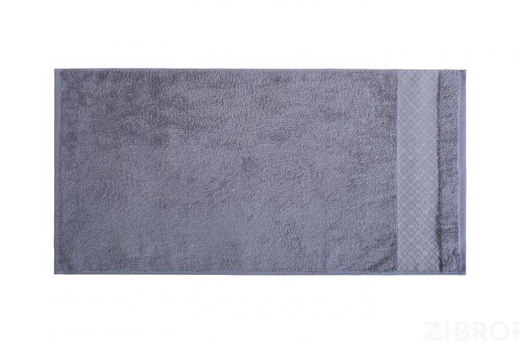 Полотенце махровое 50*90 Симпатия серое