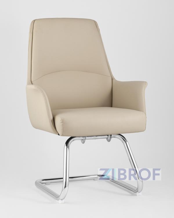 TopChairs Viking офисное бежевое обивка экокожа