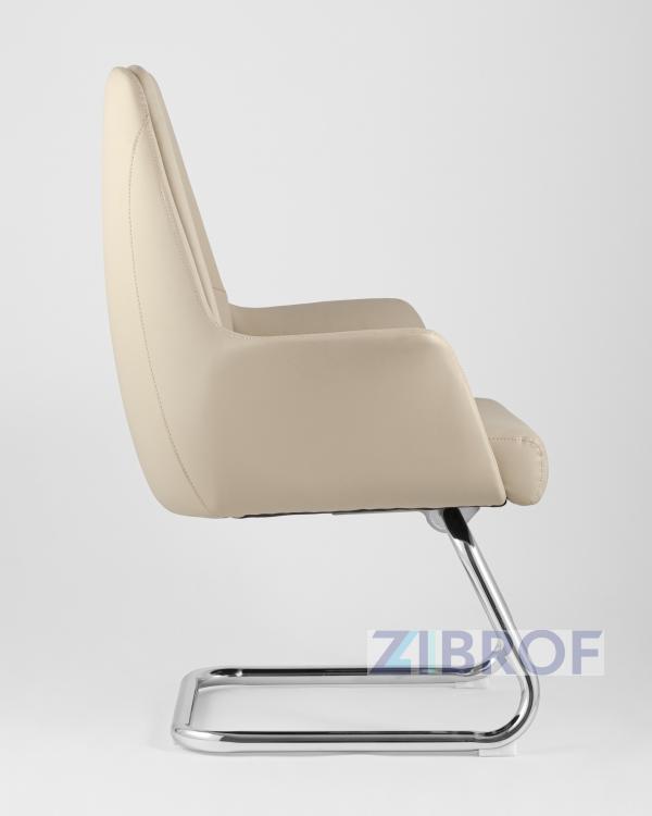 TopChairs Viking офисное бежевое обивка экокожа