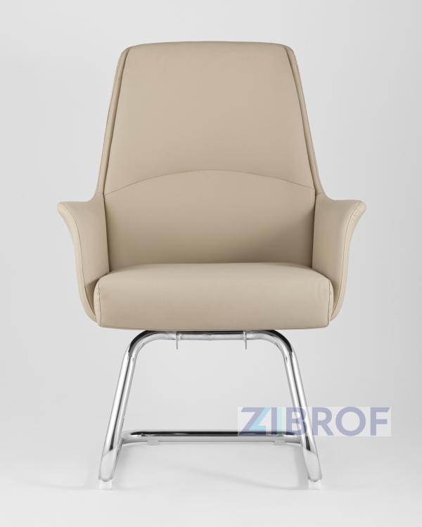 TopChairs Viking офисное бежевое обивка экокожа