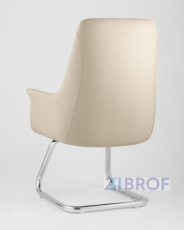 TopChairs Viking офисное бежевое обивка экокожа