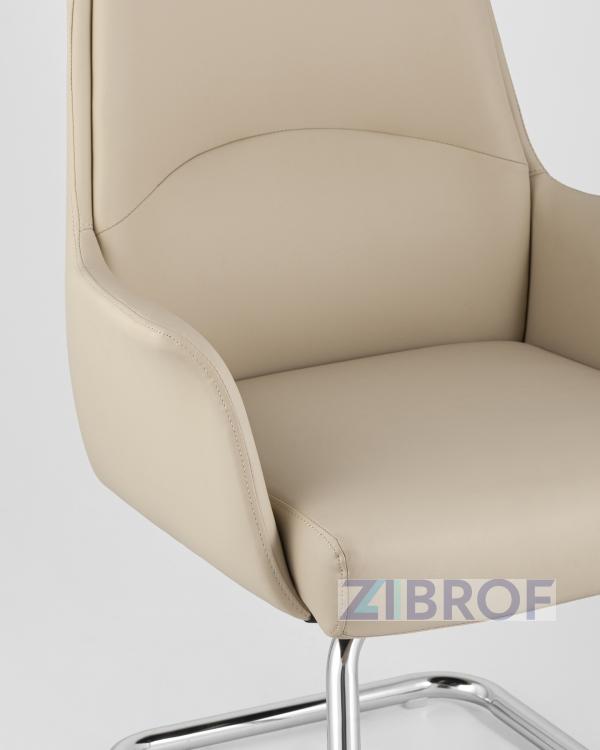 TopChairs Viking офисное бежевое обивка экокожа