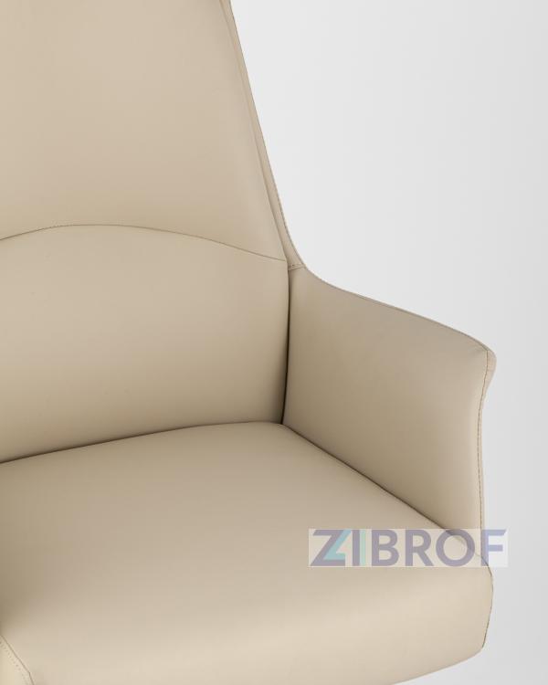 TopChairs Viking офисное бежевое обивка экокожа