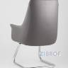 TopChairs Viking офисное серое обивка экокожа, металлический каркас