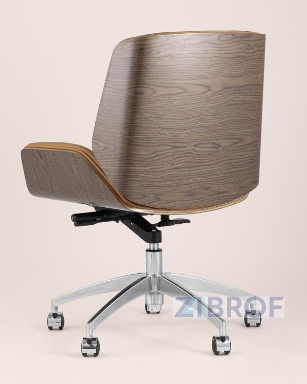Кресло офисное TopChairs Crown коричневое