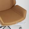 Кресло офисное TopChairs Crown коричневое