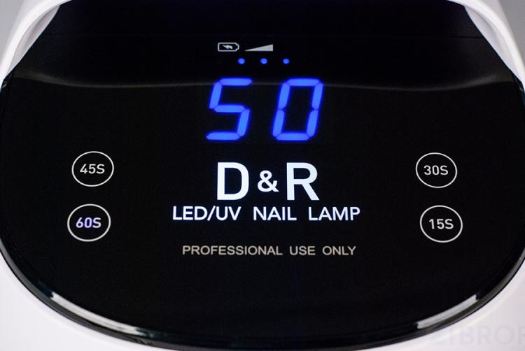 UV/LED лампа SD-6365, 48 Вт, с аккумулятором