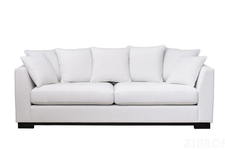 Диван Roberto трехместный, букле кремовый Flona SBEG 250*100*90см