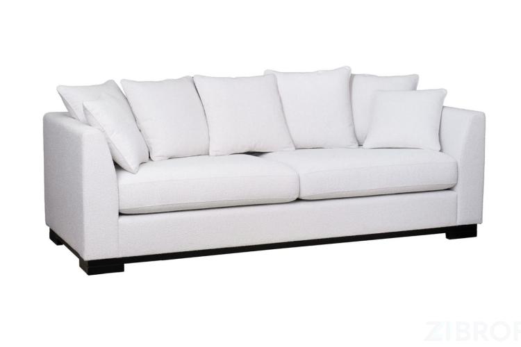 Диван Roberto трехместный, букле кремовый Flona SBEG 250*100*90см