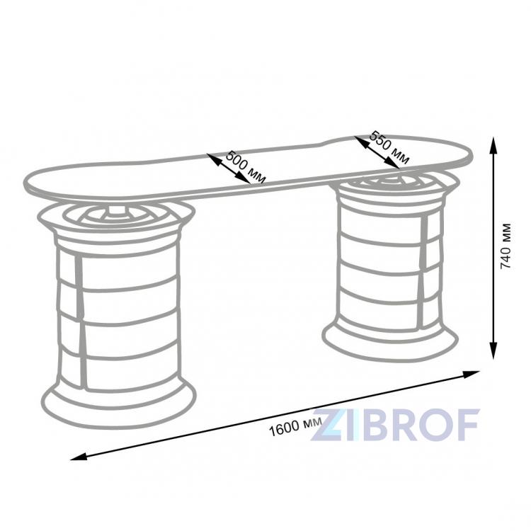 Маникюрный стол GiroCo Grande Plus