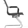Кресло офисное TopChairs Visit черное в обивке из экокожи