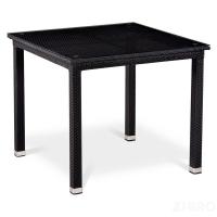Стол из иск. ротанга T246ST-90x90 Black