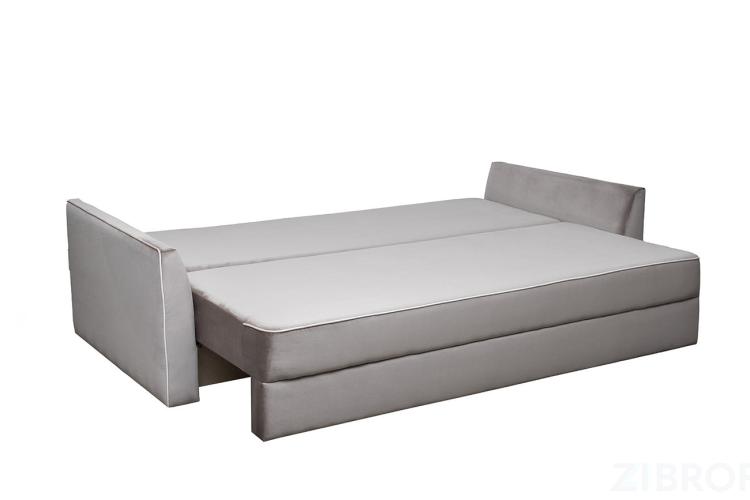 Диван Mores(K)кант трехмест.раскл. вельвет беж. Velv SBEG+Velv ECRU+Umbr SBEG 226*103*94