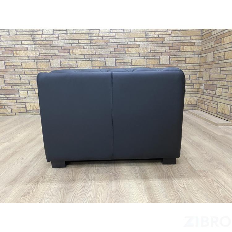 Диван Клифорд тройной размер 200 х 100 см, черный Ecotex 3001