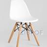 Комплект мебели детский Eames стол детский белый, 5 стульев белые
