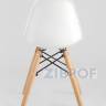 Комплект мебели детский Eames стол детский белый, 5 стульев белые