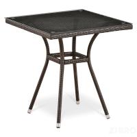 Стол из иск. ротанга T282BNT-W51-70x70 Brown
