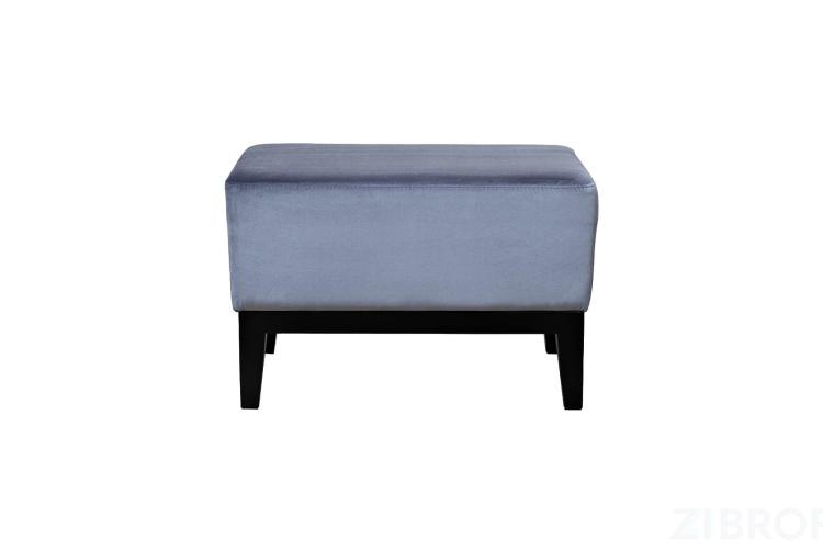 Банкетка Stella 60 прямоугольная синяя Velv Sin 60*38*40см