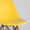Комплект мебели детский стол Eames белый, 1 желтый стульчик