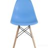 Стул Eames DSW голубой, литой полипропилен, стальной каркас, массив бука, 4 шт.