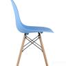 Стул Eames DSW голубой, литой полипропилен, стальной каркас, массив бука, 4 шт.