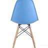 Стул Eames DSW голубой, литой полипропилен, стальной каркас, массив бука, 4 шт.