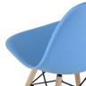 Стул Eames DSW голубой, литой полипропилен, стальной каркас, массив бука, 4 шт.