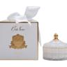 96CN-45003  Свеча ароматическая Jasmine flower tea в вазе в упаковке 185 гр