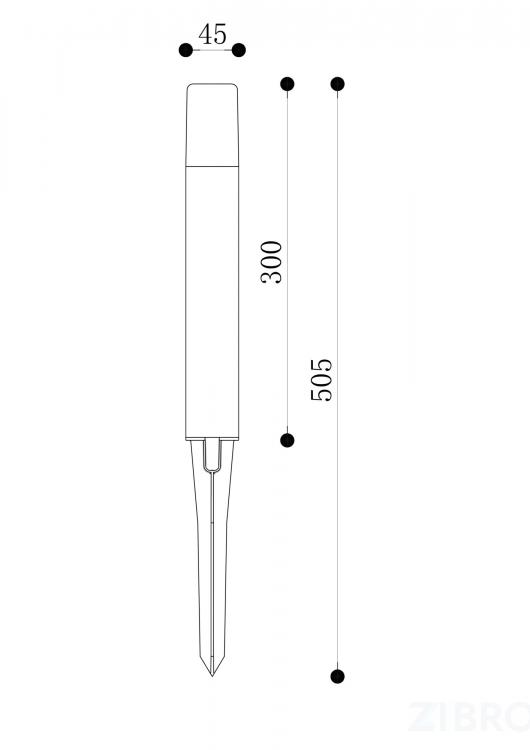 Ландшафтный светильник Outdoor O416FL-L3GR3K1